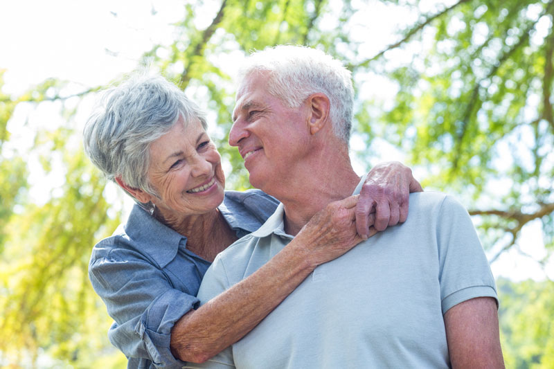 elderly couple